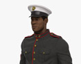 African-American US Marine Corps Soldier 3d model