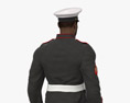 African-American US Marine Corps Soldier 3D модель