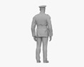 African-American US Marine Corps Soldier 3D-Modell