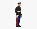 Asian US Marine Corps Soldier 3D模型