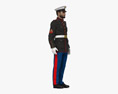 Middle Eastern US Marine Corps Soldier 3D模型