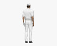 Middle Eastern Golf Player Modello 3D