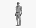 Middle Eastern Golf Player 3d model