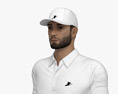 Middle Eastern Golf Player 3D-Modell