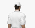 Middle Eastern Golf Player Modello 3D