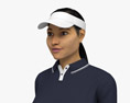 Middle Eastern Female Tennis Player Modèle 3d