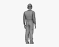 Asian Gas Oil Worker 3Dモデル