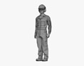 Middle Eastern Gas Oil Worker 3D-Modell