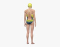 Female Swimmer 3Dモデル