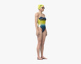 Female Swimmer Modèle 3d