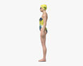 Female Swimmer 3Dモデル