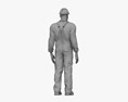 African-American Construction Worker 3D 모델 