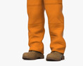 African-American Construction Worker 3Dモデル