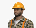 Middle Eastern Construction Worker Modello 3D