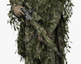 Tactical Camouflage Sniper Ghillie Suit 3D модель