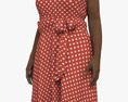 Casual African-American Woman Dress 3d model
