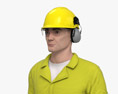 Trabajador de gas Modelo 3D
