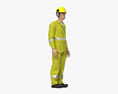 Asian Gas Worker 3D-Modell
