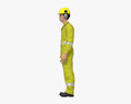 Asian Gas Worker Modelo 3D
