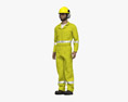 Middle Eastern Gas Worker 3D-Modell