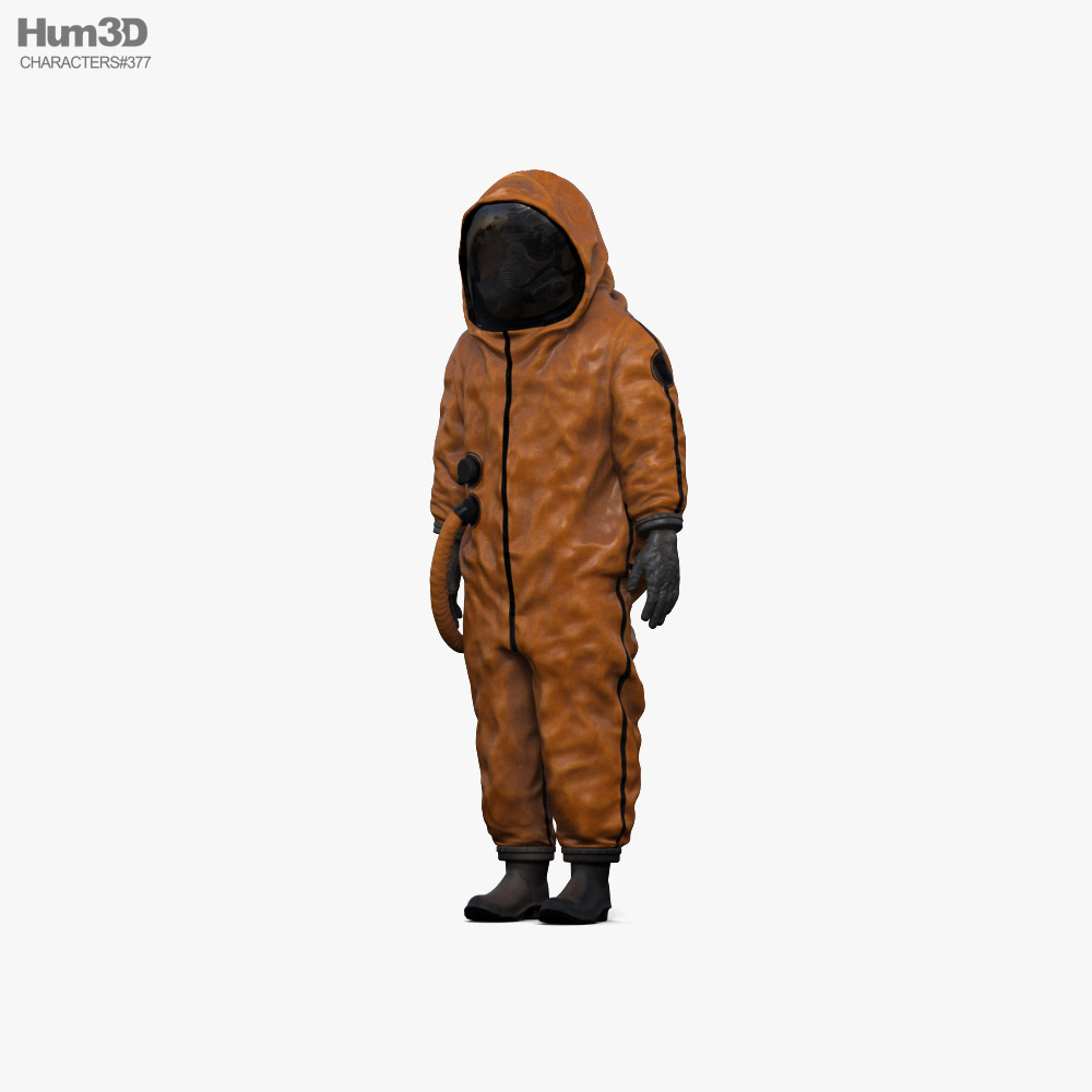 NBC Hazmat Suit 3D 모델 