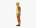 Asian Road Worker 3Dモデル
