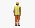 Middle Eastern Road Worker 3D-Modell