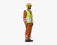 Middle Eastern Road Worker 3D-Modell