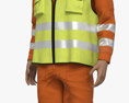 Middle Eastern Road Worker 3D модель