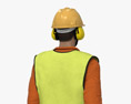 Middle Eastern Road Worker 3D 모델 