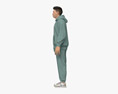Asian Man in Tracksuit 3D 모델 
