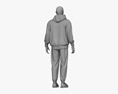 Middle Eastern Man in Tracksuit 3D модель