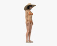 Asian Woman in Bikini Modelo 3D