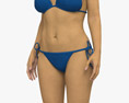 Middle Eastern Woman in Bikini 3d model