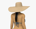 Middle Eastern Woman in Bikini 3D-Modell