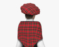 Traditional Scottish Highland Dress 3Dモデル