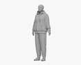 Woman in Tracksuit 3D-Modell
