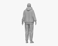Woman in Tracksuit Modello 3D