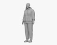 Middle Eastern Woman in Tracksuit Modelo 3D