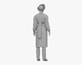 Woman in Traditional Ukrainian Clothes 3d model