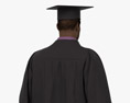 African-American Graduate Student 3D-Modell