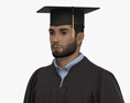 Middle Eastern Graduate Student 3D модель