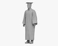 Middle Eastern Graduate Student 3D 모델 