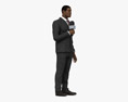 African-American TV reporter 3D 모델 