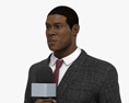 African-American TV reporter 3Dモデル