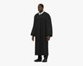 African-American Judge Modelo 3d