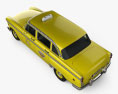 Checker Marathon (A12) 出租车 1978 3D模型 顶视图
