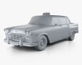 Checker Marathon (A12) Taxi 1978 Modello 3D clay render