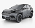 Chery Exeed TX 2020 3Dモデル wire render