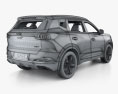 Chery Tiggo 7 з детальним інтер'єром 2023 3D модель